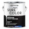 Rust-Oleum Interior Paint/Primer, Eggshell, Water Base, Black, 1 gal 380218 - alternate 1